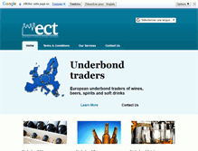 Tablet Screenshot of europeanconsolidatedtraders.com